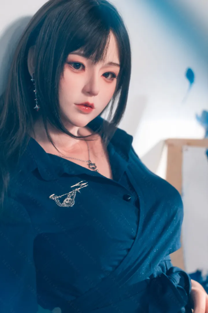 162cm (5ft4) E-Cup Lightweight Silicone Sex Doll, ROS Head Begonia